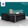 Προστατευτικό Plexiglass Γκισέ Ταμείου - Stand Premium 5mm - με σύνθεση