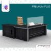 Προστατευτικό Plexiglass Γκισέ Ταμείου - Stand Premium Plus 6mm - με σύνθεση