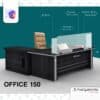 Προστατευτικό Plexiglass για Γραφείο – Stand Office 150 – 5mm