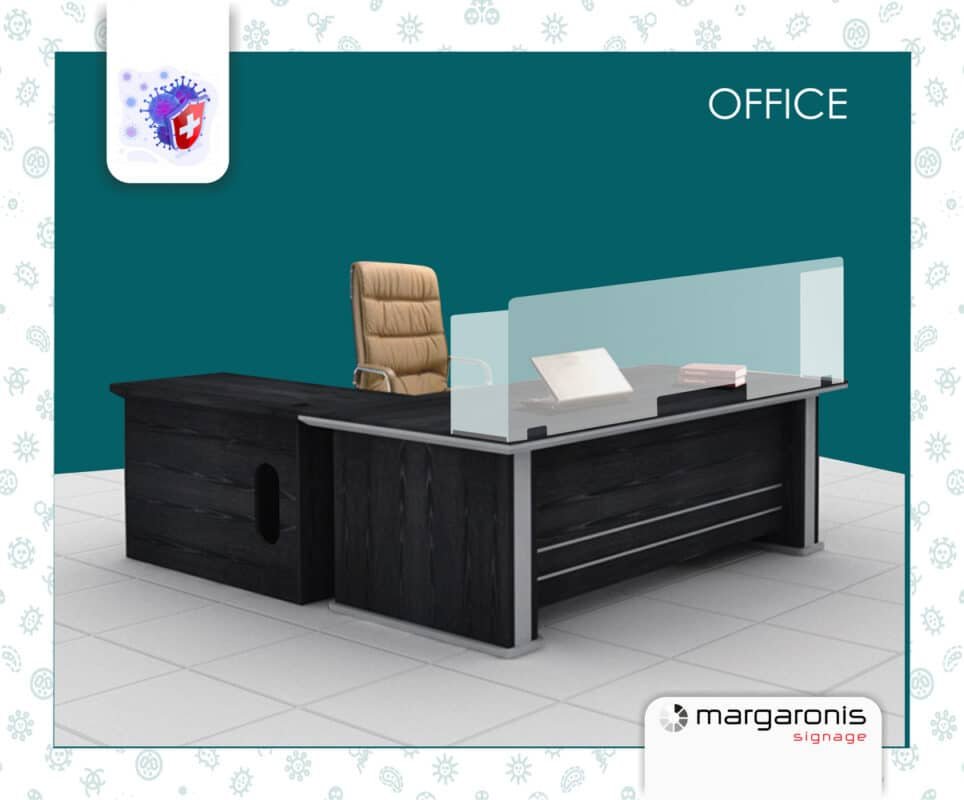 Προστατευτικό Plexiglass για Γραφείο – Stand Office – 5mm