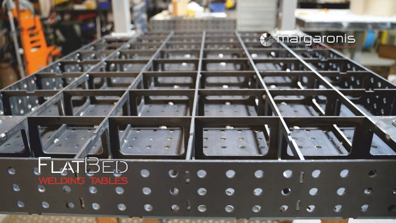 Flatbed welding table 160x120