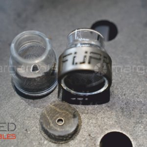 FUPA Pyrex glass cup kit titanium ring