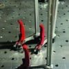 FLATBED Mechanical clamp 300x120mm FL-M-30012 με μηχανισμό καστάνιας και universal pin Φ16mm