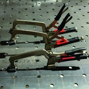 Alternative view of FLATBED toogle clamp FL-Τ με μηχανισμό γρήγορης σύσφιξης και universal pin Φ16mm